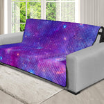 Purple Stardust Cloud Galaxy Space Print Futon Protector