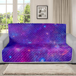 Purple Stardust Cloud Galaxy Space Print Futon Protector