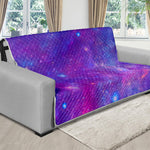 Purple Stardust Cloud Galaxy Space Print Futon Protector