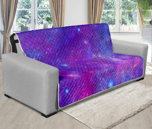 Purple Stardust Cloud Galaxy Space Print Futon Protector