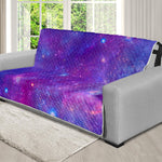 Purple Stardust Cloud Galaxy Space Print Futon Protector