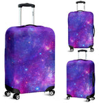 Purple Stardust Cloud Galaxy Space Print Luggage Cover GearFrost