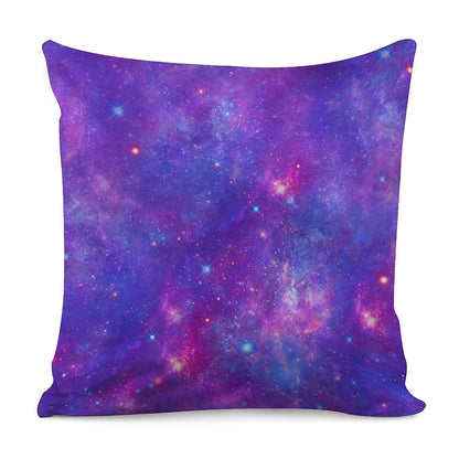 Purple Stardust Cloud Galaxy Space Print Pillow Cover