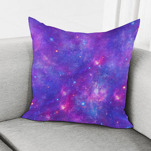 Purple Stardust Cloud Galaxy Space Print Pillow Cover