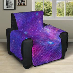 Purple Stardust Cloud Galaxy Space Print Recliner Protector