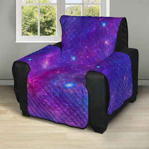 Purple Stardust Cloud Galaxy Space Print Recliner Protector