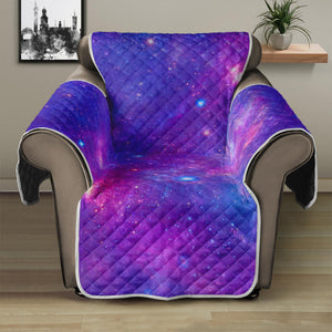 Purple Stardust Cloud Galaxy Space Print Recliner Protector