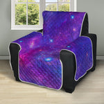 Purple Stardust Cloud Galaxy Space Print Recliner Protector