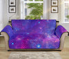 Purple Stardust Cloud Galaxy Space Print Sofa Protector