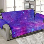 Purple Stardust Cloud Galaxy Space Print Sofa Protector