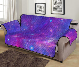 Purple Stardust Cloud Galaxy Space Print Sofa Protector