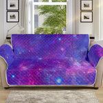 Purple Stardust Cloud Galaxy Space Print Sofa Protector