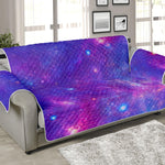 Purple Stardust Cloud Galaxy Space Print Sofa Protector