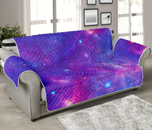 Purple Stardust Cloud Galaxy Space Print Sofa Protector