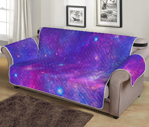 Purple Stardust Cloud Galaxy Space Print Sofa Protector