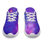 Purple Stardust Cloud Galaxy Space Print Sport Shoes GearFrost