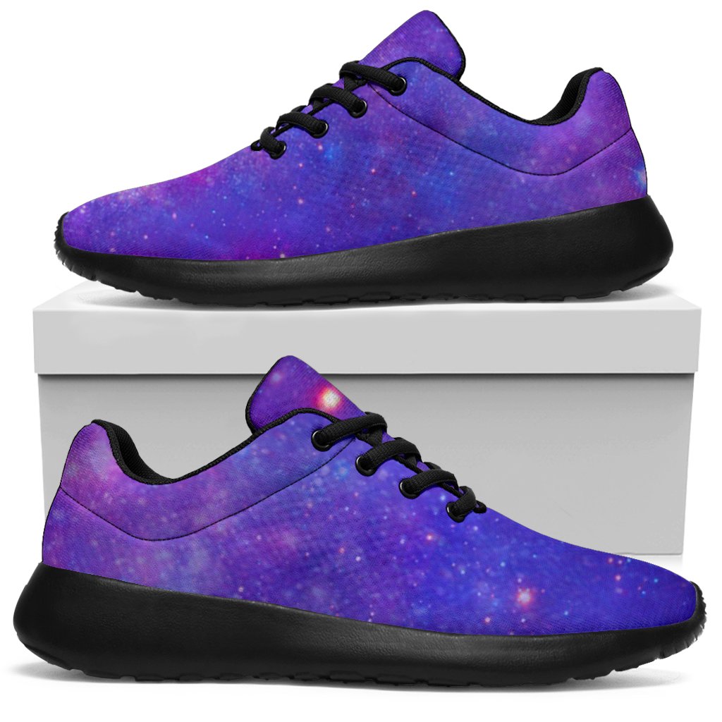 Purple Stardust Cloud Galaxy Space Print Sport Shoes GearFrost