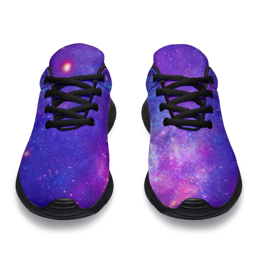 Purple Stardust Cloud Galaxy Space Print Sport Shoes GearFrost