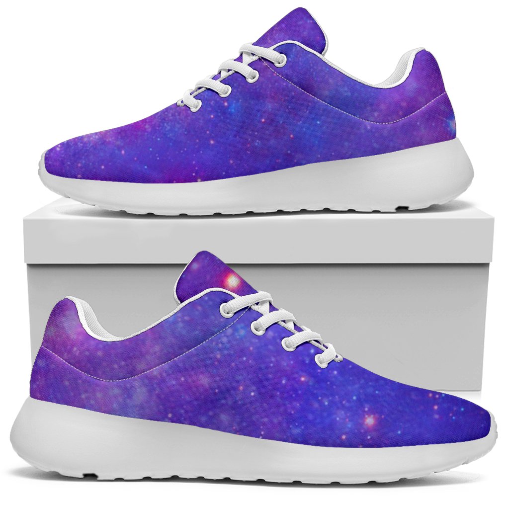 Purple Stardust Cloud Galaxy Space Print Sport Shoes GearFrost