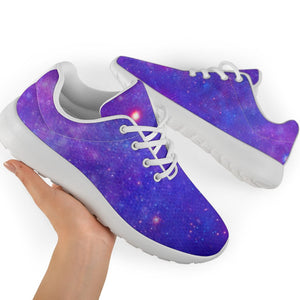 Purple Stardust Cloud Galaxy Space Print Sport Shoes GearFrost