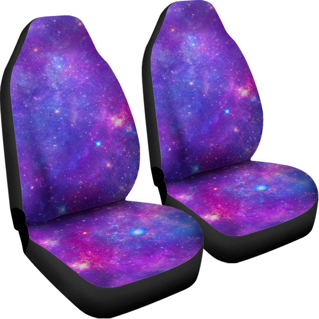 Purple Stardust Cloud Galaxy Space Print Universal Fit Car Seat Covers
