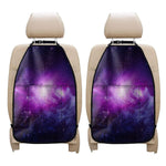 Purple Starfield Galaxy Space Print Car Seat Organizers