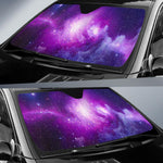 Purple Starfield Galaxy Space Print Car Sun Shade GearFrost