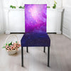 Purple Starfield Galaxy Space Print Dining Chair Slipcover