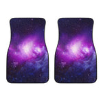 Purple Starfield Galaxy Space Print Front Car Floor Mats