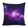 Purple Starfield Galaxy Space Print Pillow Cover