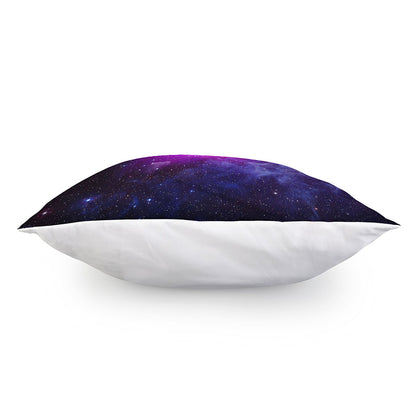 Purple Starfield Galaxy Space Print Pillow Cover