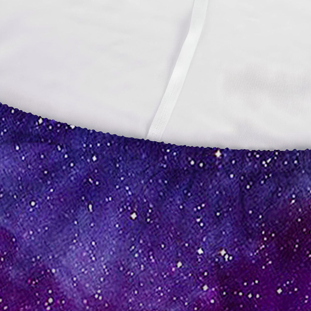 Purple Starfield Galaxy Space Print Sofa Cover