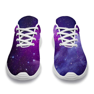 Purple Starfield Galaxy Space Print Sport Shoes GearFrost