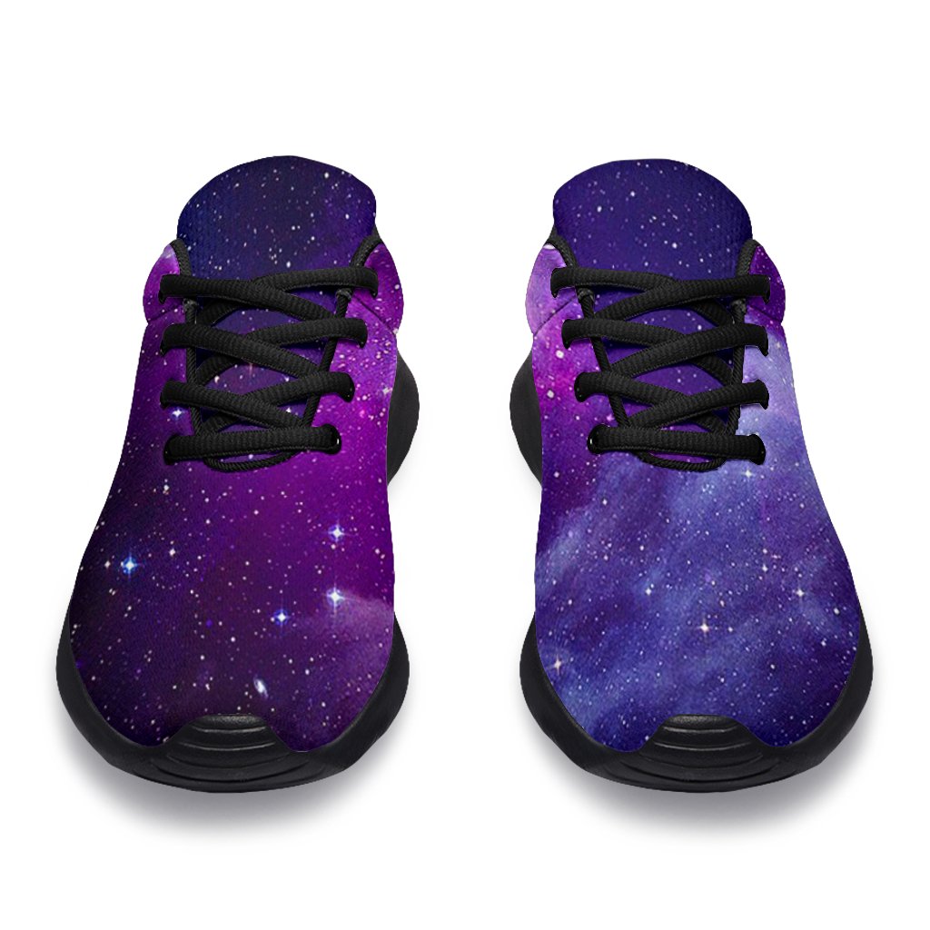 Purple Starfield Galaxy Space Print Sport Shoes GearFrost