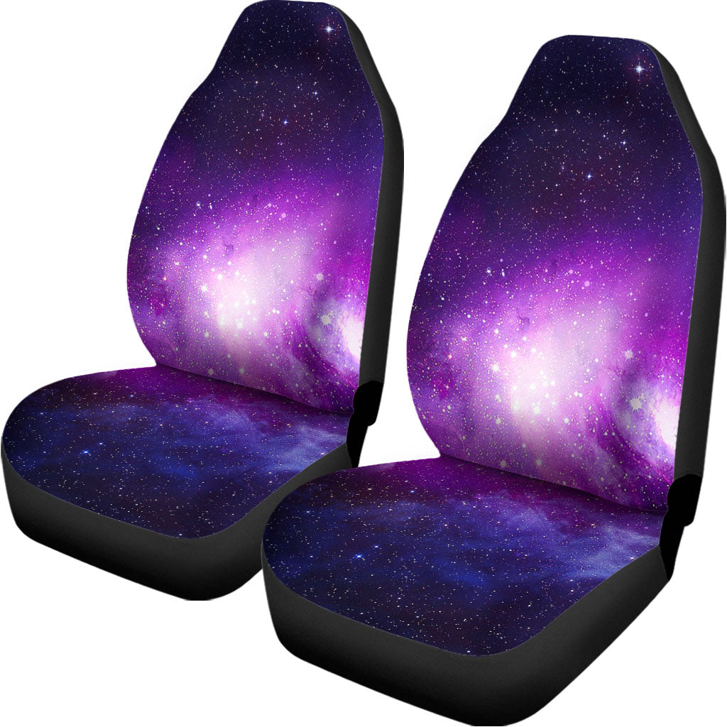 Purple Starfield Galaxy Space Print Universal Fit Car Seat Covers