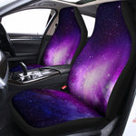 Purple Starfield Galaxy Space Print Universal Fit Car Seat Covers