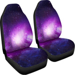 Purple Starfield Galaxy Space Print Universal Fit Car Seat Covers