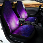 Purple Starfield Galaxy Space Print Universal Fit Car Seat Covers