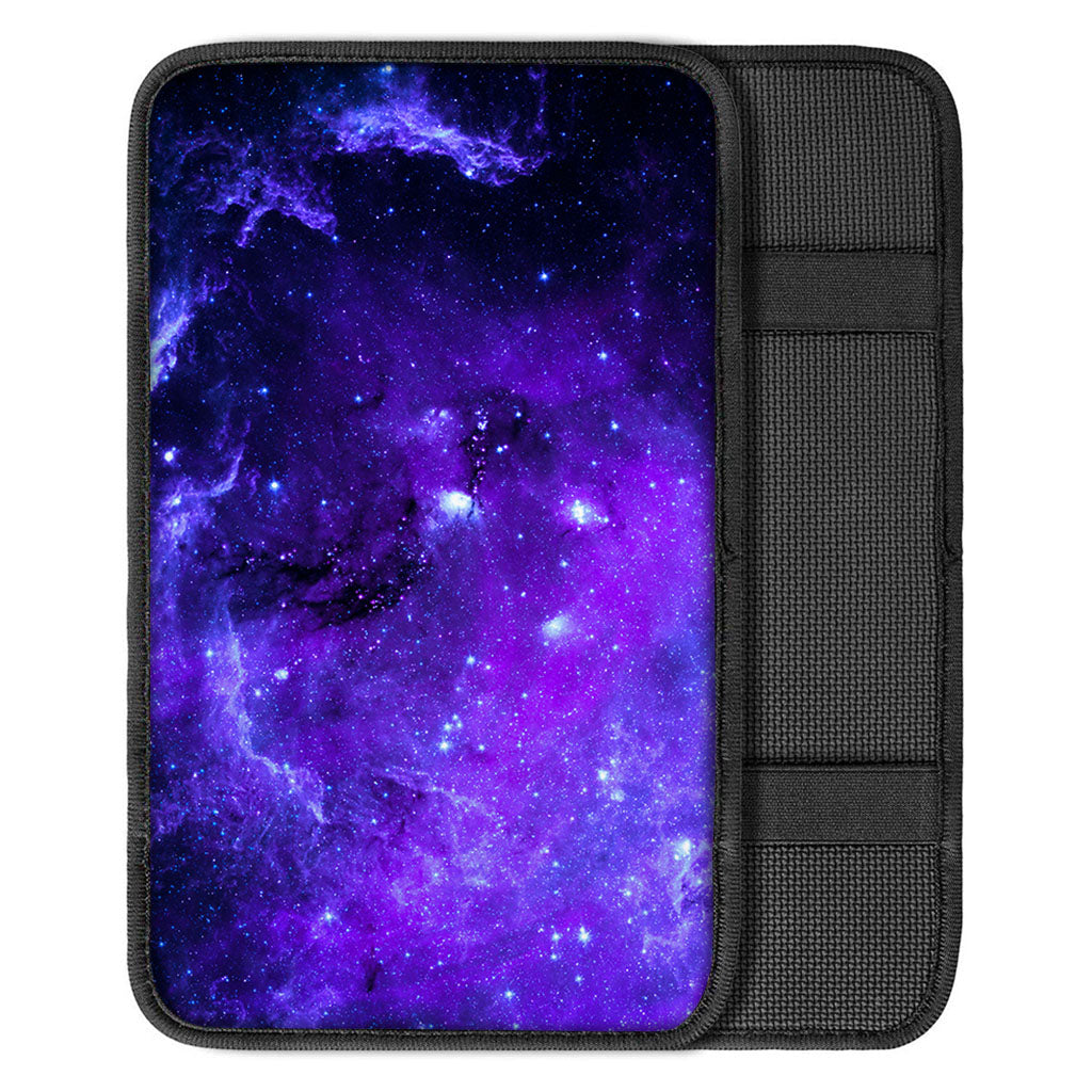 Purple Stars Nebula Galaxy Space Print Car Center Console Cover
