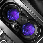 Purple Stars Nebula Galaxy Space Print Car Coasters