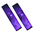 Purple Stars Nebula Galaxy Space Print Car Seat Belt Covers