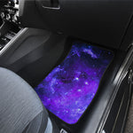 Purple Stars Nebula Galaxy Space Print Front and Back Car Floor Mats