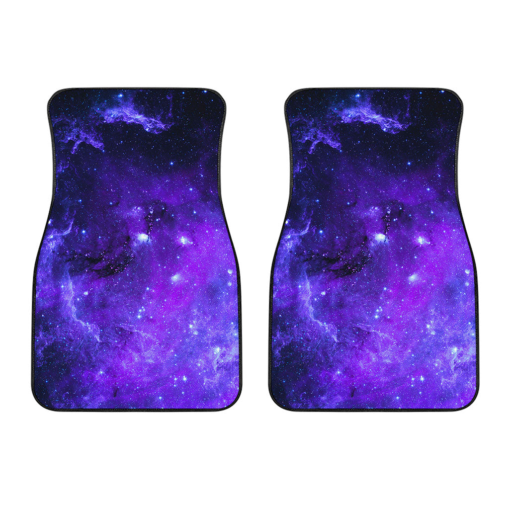 Purple Stars Nebula Galaxy Space Print Front Car Floor Mats