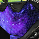 Purple Stars Nebula Galaxy Space Print Pet Car Back Seat Cover