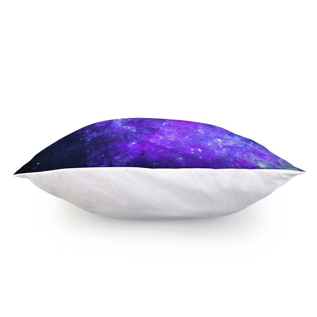 Purple Stars Nebula Galaxy Space Print Pillow Cover