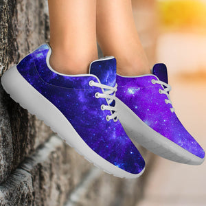 Purple Stars Nebula Galaxy Space Print Sport Shoes GearFrost