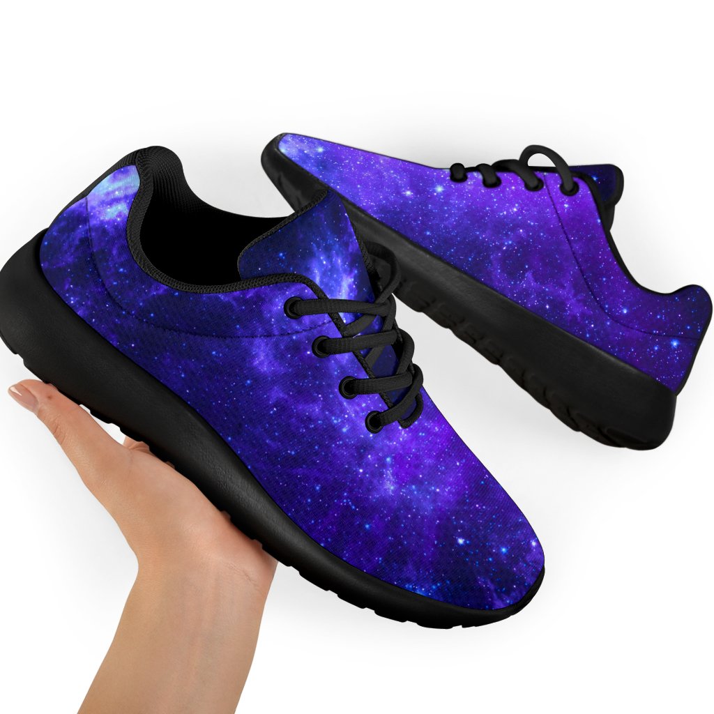 Purple Stars Nebula Galaxy Space Print Sport Shoes GearFrost