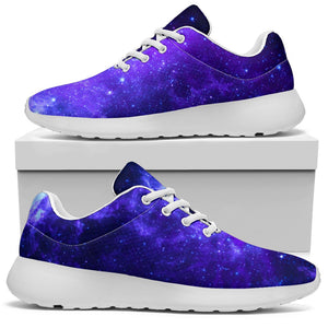 Purple Stars Nebula Galaxy Space Print Sport Shoes GearFrost