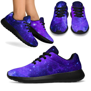 Purple Stars Nebula Galaxy Space Print Sport Shoes GearFrost