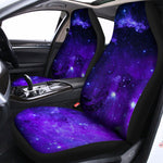 Purple Stars Nebula Galaxy Space Print Universal Fit Car Seat Covers